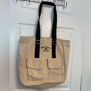 Vintage Style Walt Disney World Canvas Tote Bag
